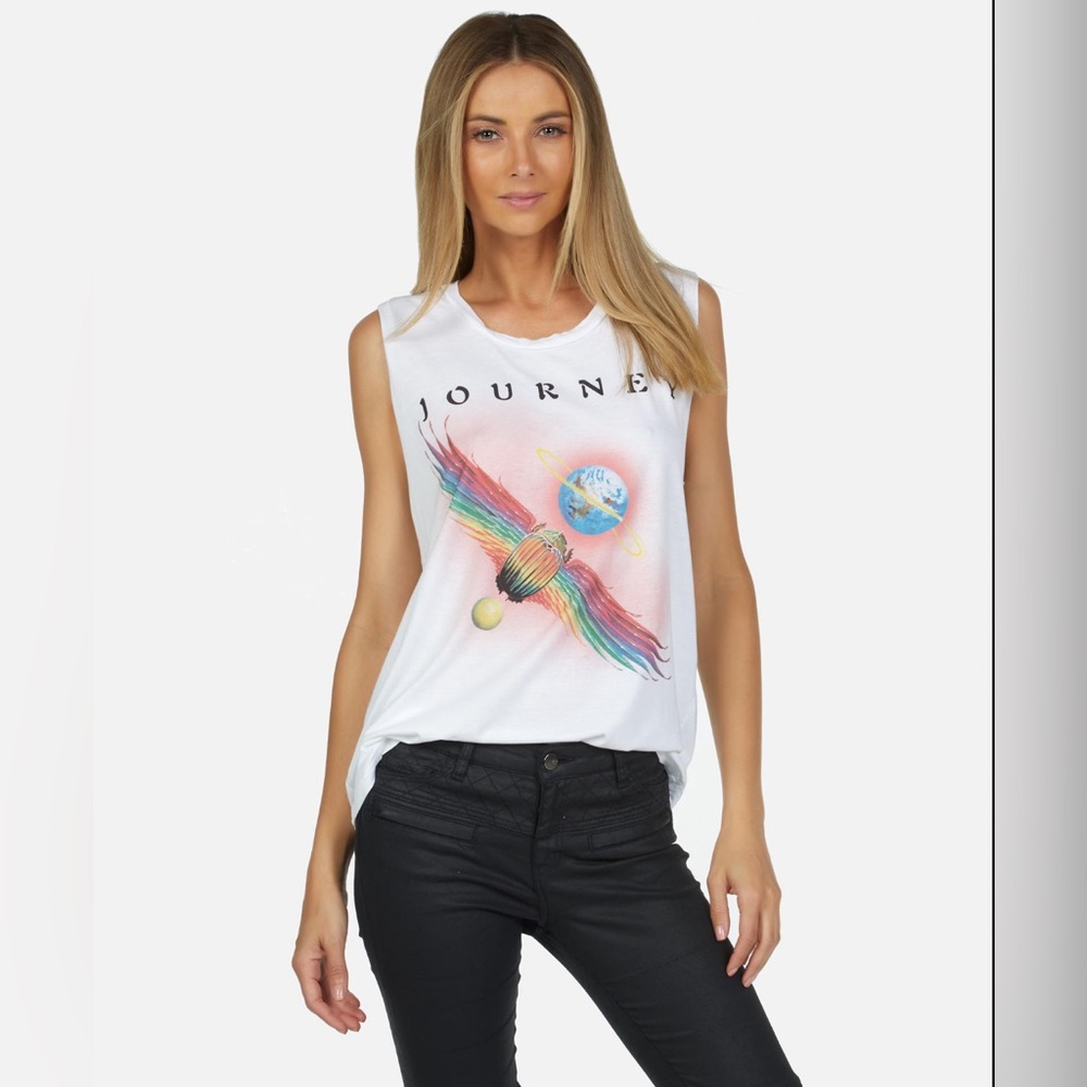 Lauren Moshi Kel Journey Departure Muscle Tank